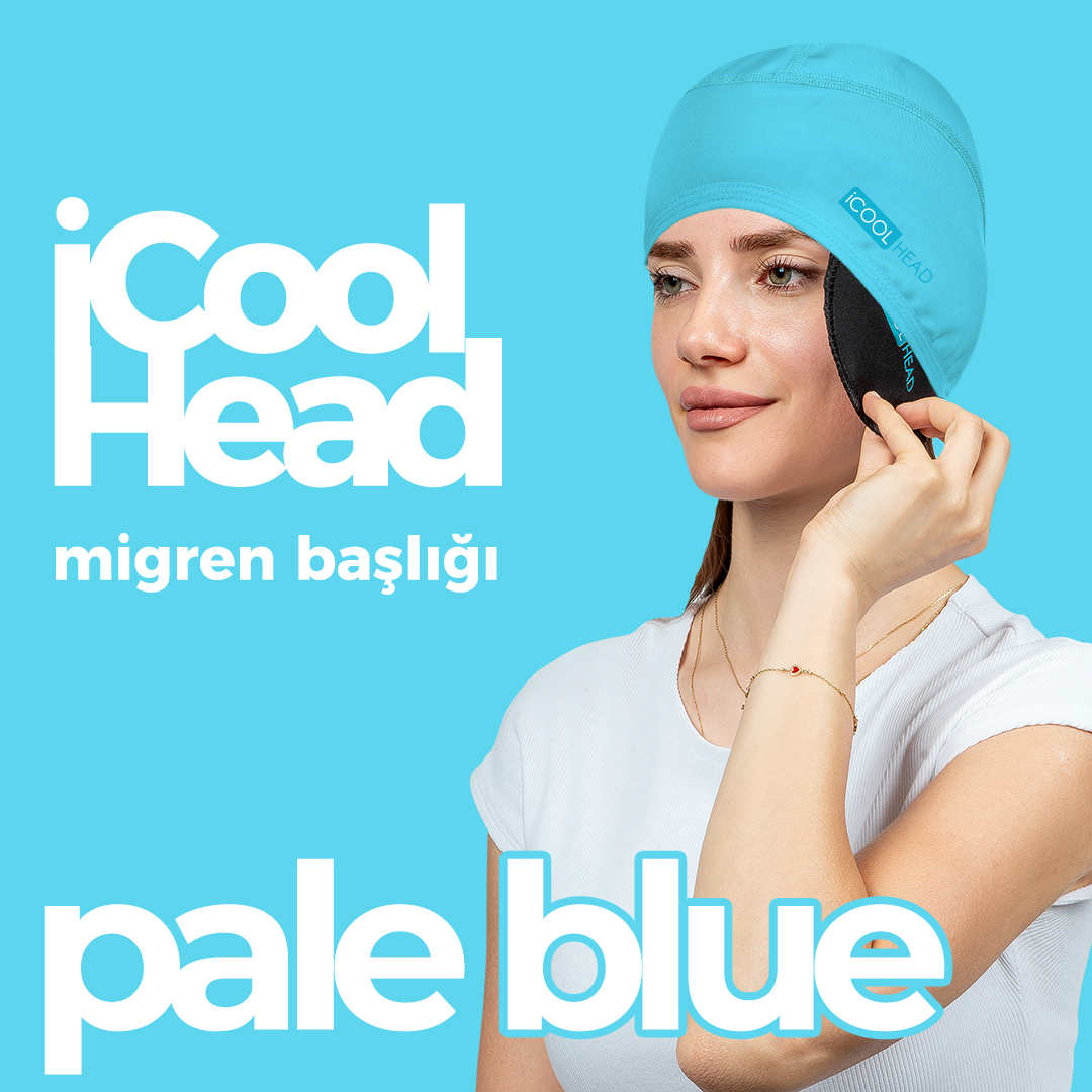 iCool Head Headache Relief Cap - Pale Blue