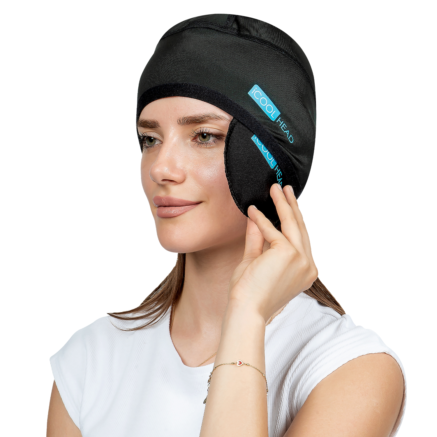 iCool Head Headache Relief Cap - Black