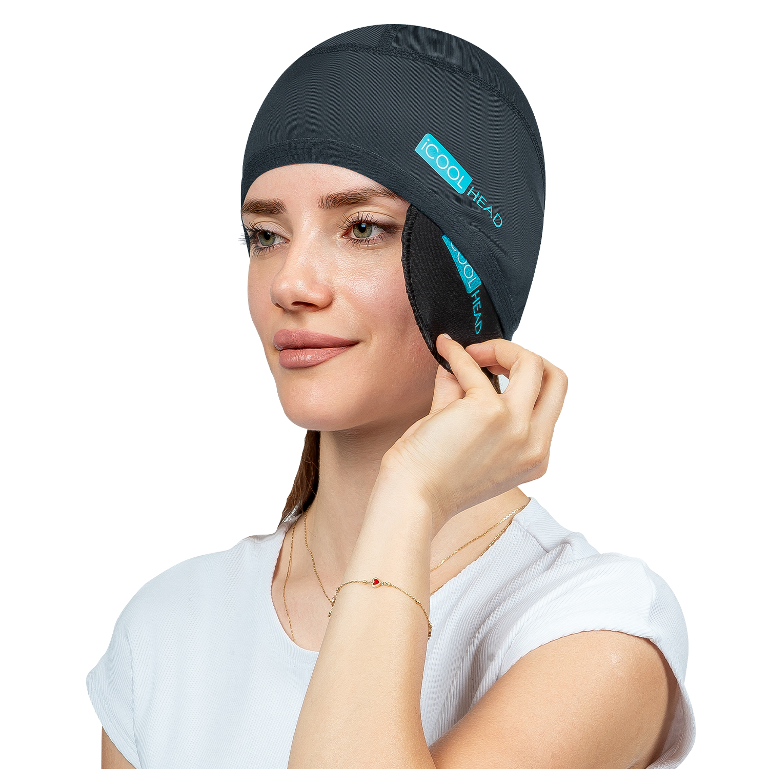 iCool Head Headache Relief Cap - Anthracite