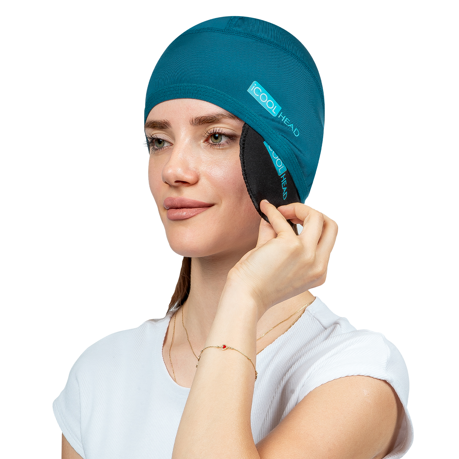 iCool Head Headache Relief Cap - Oil Green